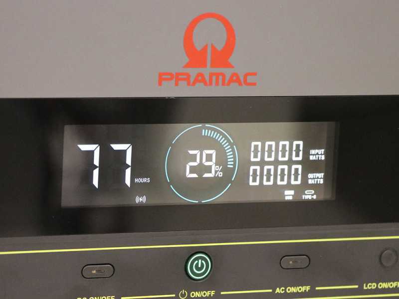 Pramac PWB 1200 - tragbare PowerStation - 1200W - 1075 Wh/25.6V
