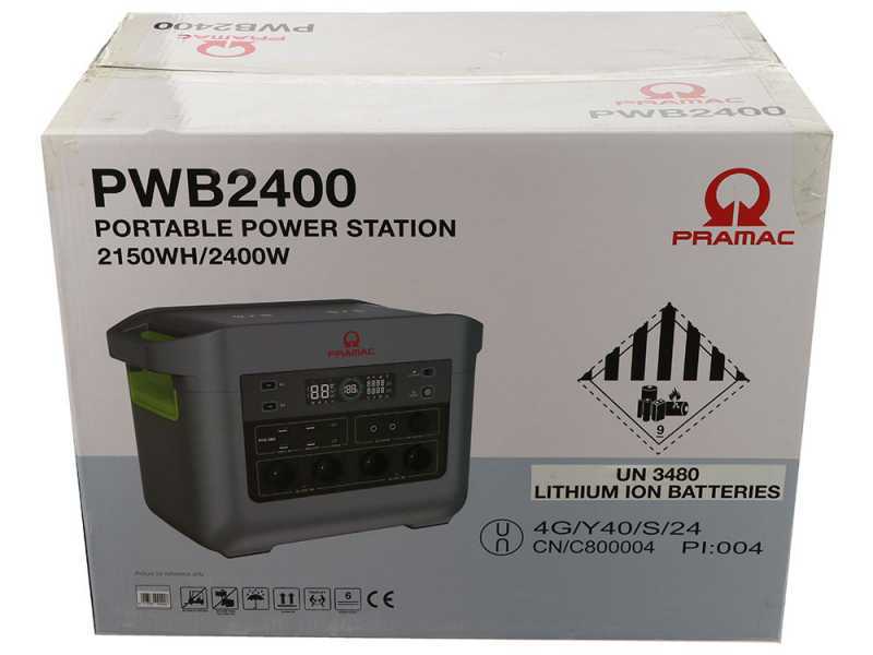Pramac PWB 2400 - Tragbare PowerStation - 2400W - 2150 Wh/51.2V