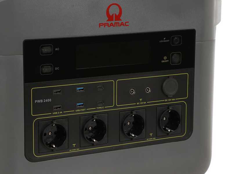 Pramac PWB 2400 - Tragbare PowerStation - 2400W - 2150 Wh/51.2V
