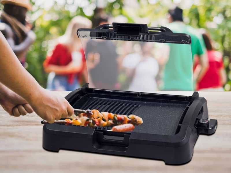 Beper 90871 - Elektrogrill mit Deckel im Angebot