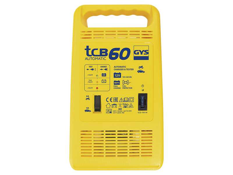 GYS TCB 60 - Automatisches Ladeger&auml;t - Batterien 12V von 10 bis 60 Ah