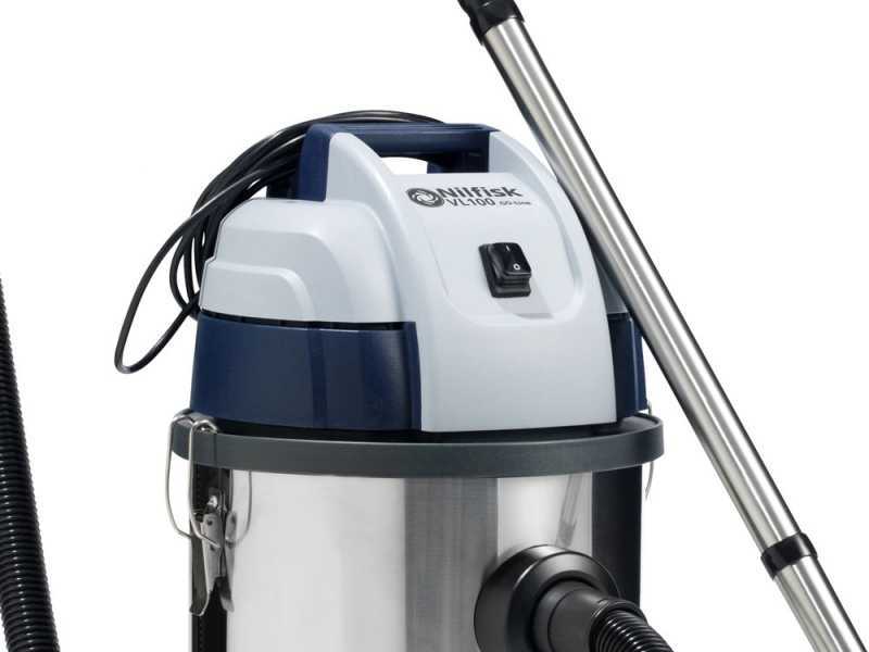 Nilfisk VL100-35 EU GO - Profi Staubsauger - Beh&auml;lter aus Edelstahl 35 l - 1000W