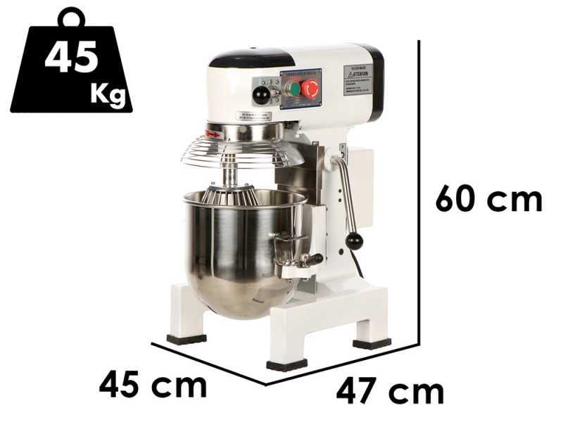 Prismafood iLine MZPL010 - R&uuml;hrmaschine - Sch&uuml;ssel 10 Liter aus Edelstahl