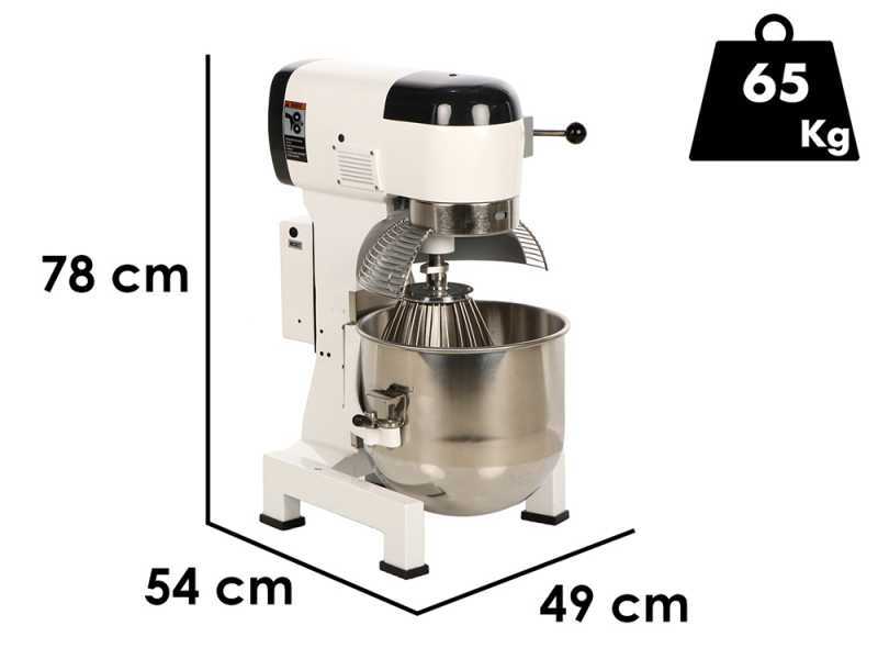 Prismafood iLine MZPL020 - R&uuml;hrmaschine - Sch&uuml;ssel aus Edelstahl 20 Liter