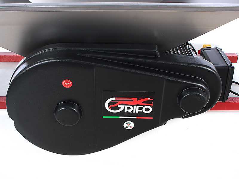 Grifo PMI.18 - elektrische Traubenm&uuml;hle aus Edelstahl - Mit Schutzvorrichtungen