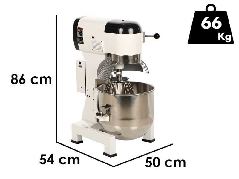 Prismafood iLine MZPL030 - Planetenr&uuml;hrmaschine - Sch&uuml;ssel aus Edelstahl 30 Liter