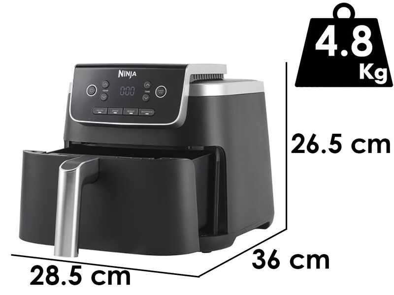 Ninja Max Pro AF140EU - Hei&szlig;luftfritteuse 4,7 Liter