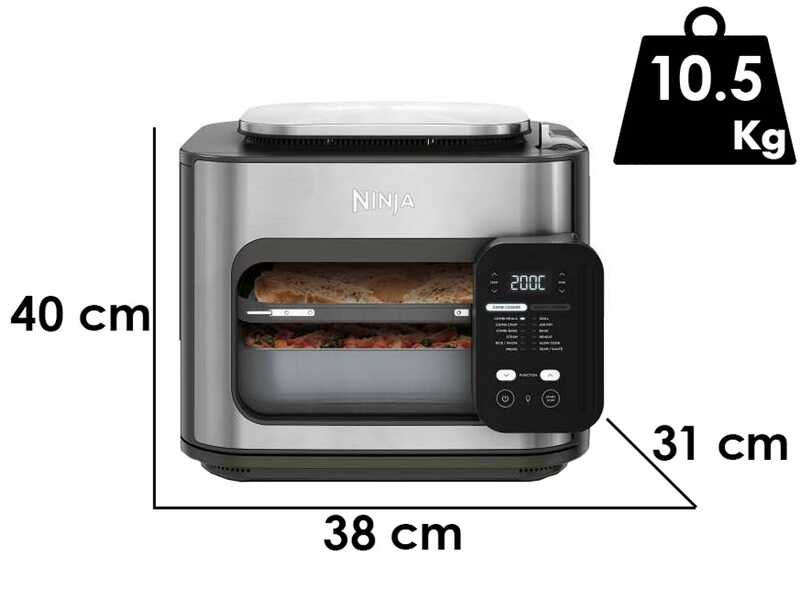 Ninja Combi SFP700EU &ndash; Miniofen - Hei&szlig;luftfritteuse 12,5 Liter