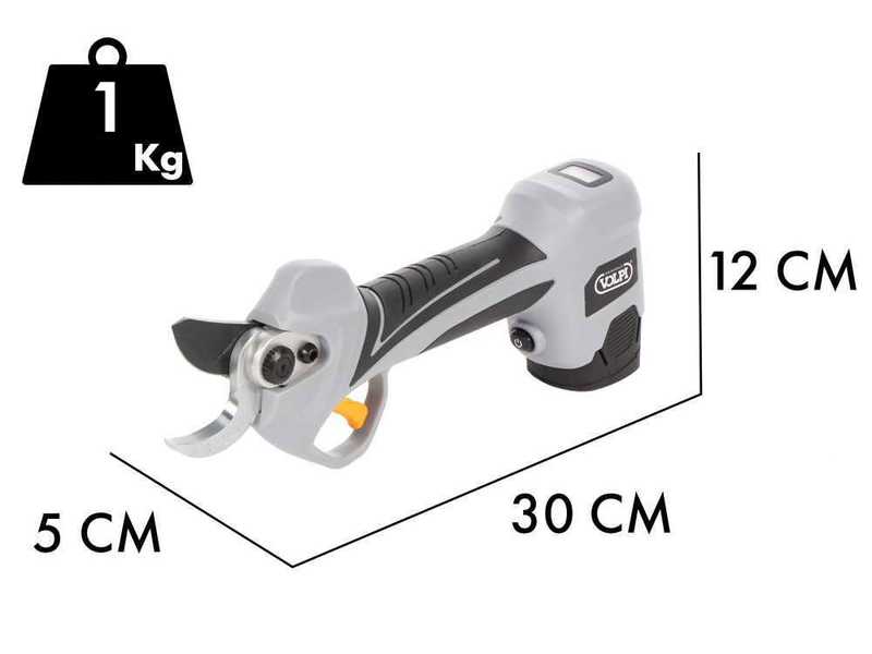 Volpi Kamikaze KV360 - Elektrische Baumschere - 2x 14.4V / 2.5Ah