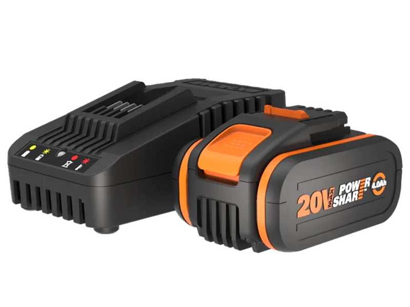 Worx WA3604 - Starter Kit Akku 20V/4Ah + Schnellladeger&auml;t