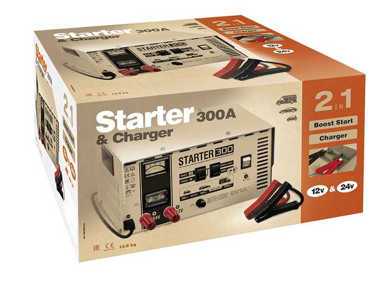 GYS Start 300 - Ladeger&auml;t und Starthilfeger&auml;t - 12/24V