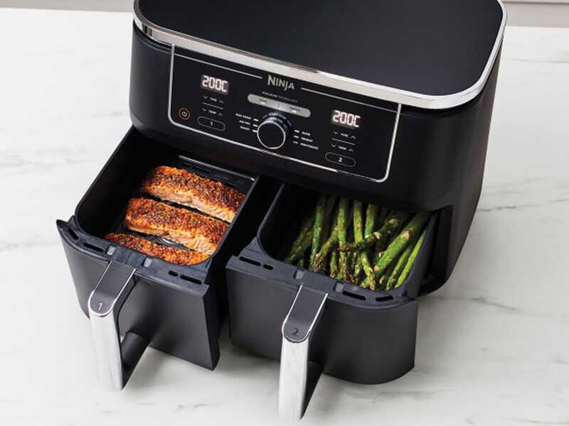 Ninja Dual Zone Max AF400EU - Hei&szlig;luftfritteuse - 9,5 Liter