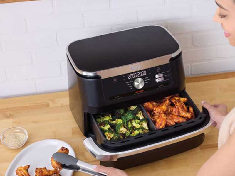 Ninja FlexDrawer AF500EU - Hei&szlig;luftfritteuse 10,4 Liter