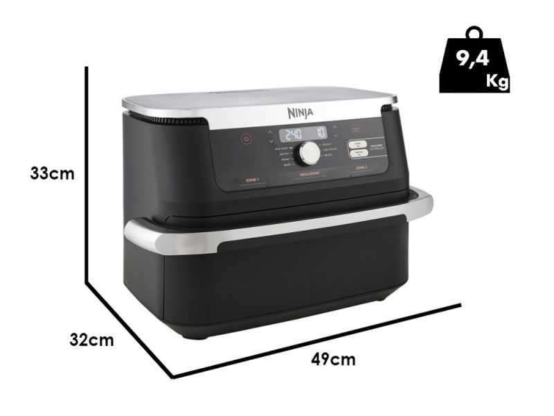 Ninja FlexDrawer AF500EU - Hei&szlig;luftfritteuse 10,4 Liter