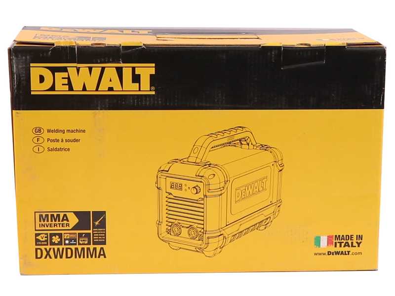 DeWalt DXWDMMA 200E - Inverter Schwei&szlig;ger&auml;t (MMA) - Gleichstrom (DC) + KIT