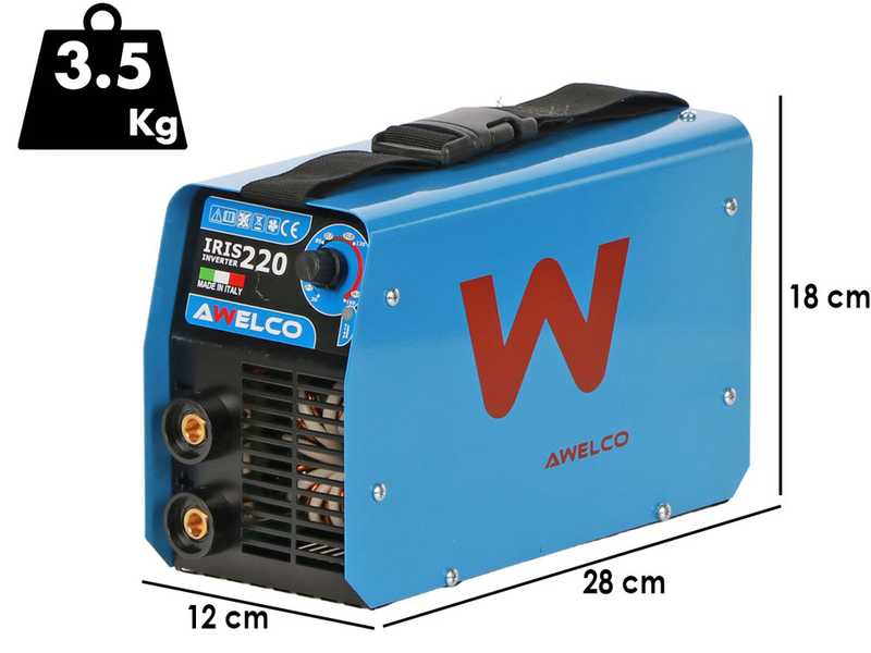 AWELCO IRIS 220 - DC - Inverter-MMA-Elektrodenschwei&szlig;ger&auml;t