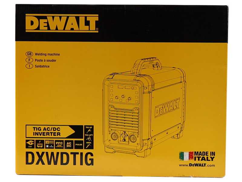 DeWalt DXWDTIG 210E - Inverter Schwei&szlig;ger&auml;t (TIG HF/LIFT, MMA) - Gleichstrom (DC) - Koffer