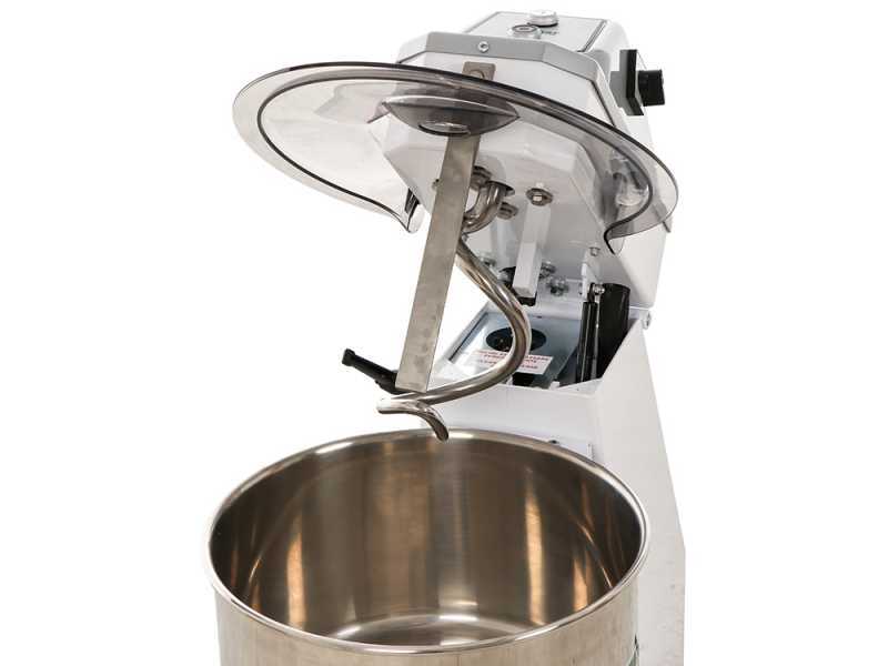 Fimar 12SR - Spiralkneter mit kippbarem Kopf - 400V - 2 Geschwindigkeiten