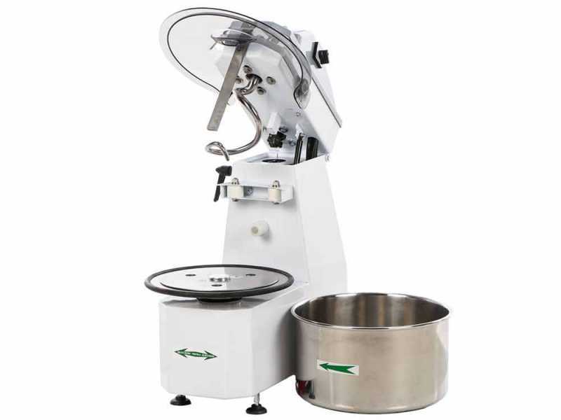 Fimar 12SR - Spiralkneter mit kippbarem Kopf - 400V - 2 Geschwindigkeiten