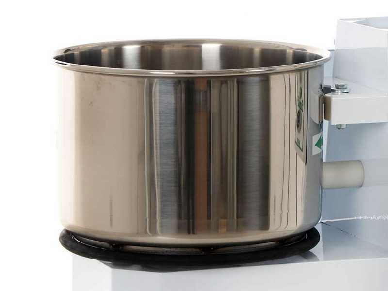 Fimar 12SR - Spiralkneter mit kippbarem Kopf - 400V - 2 Geschwindigkeiten
