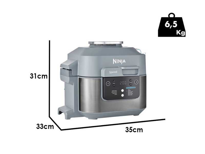 Ninja Speedi ON400EU - Hei&szlig;luftfritteuse - 5,7 Liter