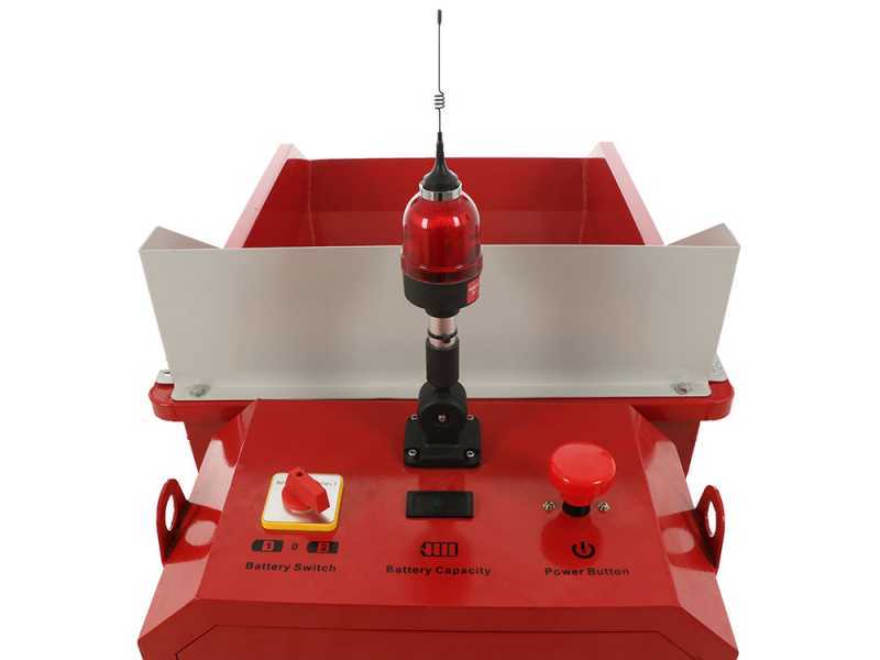 Akku Mini Raupendumper GeoTech-Pro TMD 400 HR mit Fernbedienung - mit hydraulischer Kippfunktion - 400 kg