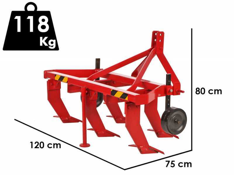 AgriEuro Top Line Tiefenlockerer leichte Baureihe - 5 Zinken - Eisenr&auml;der