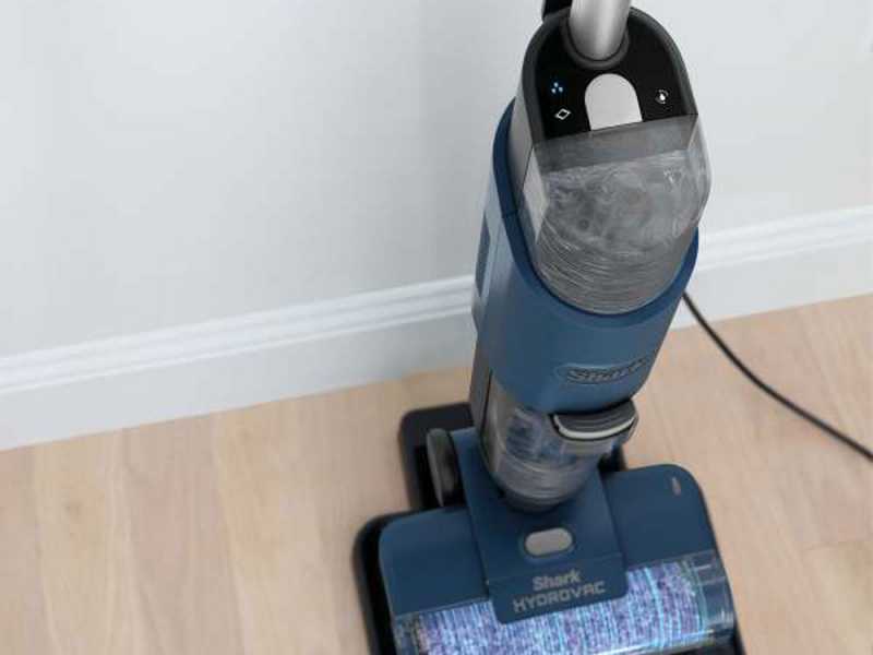 Shark HydroVac WD100EU - Elektrischer Bodenreiniger -2 in 1: Scheuern und Aufsaugen