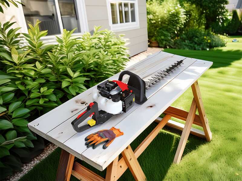 Blue Bird HT 261-J60 - Benzin-Heckenschere mit 60 cm Klinge - 25,4 ccm