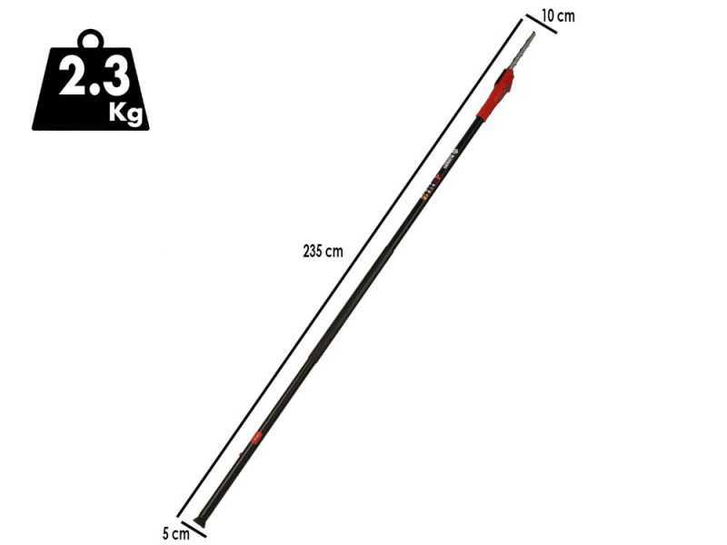 Blue Bird PCS 23-08 NIMBLER - Akku-Astschere auf Teleskopschaft -  18V 4Ah