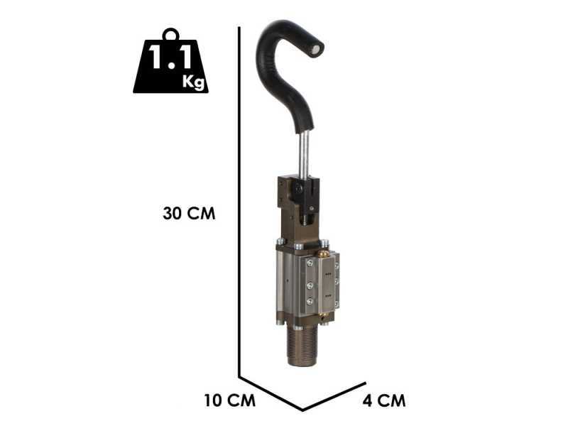 Paterlini GANCIO C.18 - Pneumatischer R&uuml;ttler - 8 bar - 1500 Schl&auml;ge pro Minute