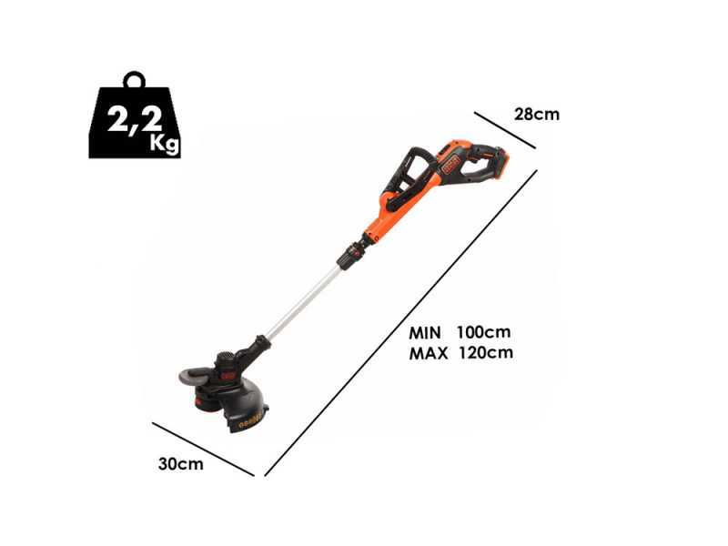 Black&amp;Decker STC1820PCB-XJ - Akku-Rasentrimmer - OHNE AKKU UND LADEGER&Auml;T