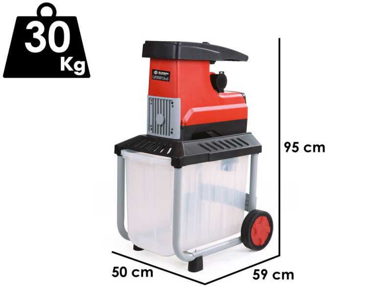 Blue Bird SH 2500 - Elektrischer H&auml;cksler - Mit Fangkorb