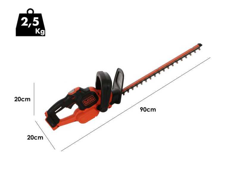 Black &amp; Decker GTC18452PCB-XJ - Akku-Heckenschere - OHNE AKKU UND LADEGER&Auml;T