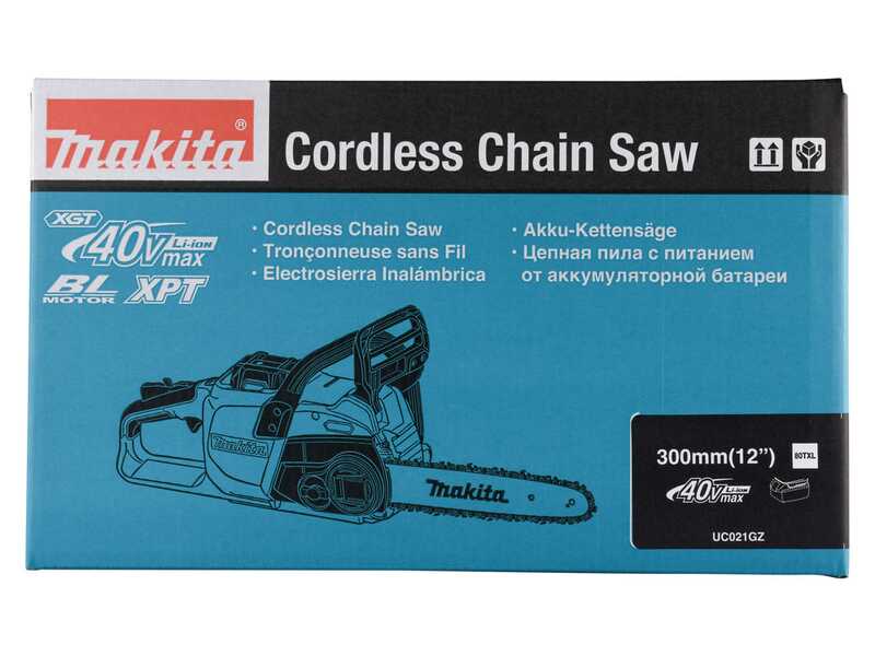 Makita XGT UC021GZ - Elektrische Kettens&auml;ge - Schnitt 30cm - OHNE AKKU UND LADEGER&Auml;T