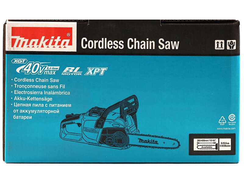 Makita XGT UC022G - Elektrische Akku-Kettens&auml;ge - Schwert 35cm - 40V/5Ah
