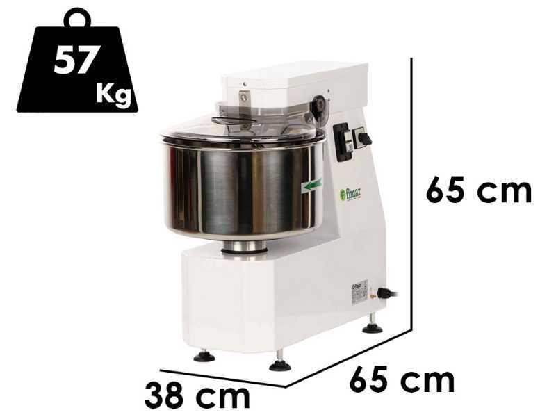Fimar 20LN - Spiralkneter - 400V - 16 kg - 2 Geschwindigkeiten