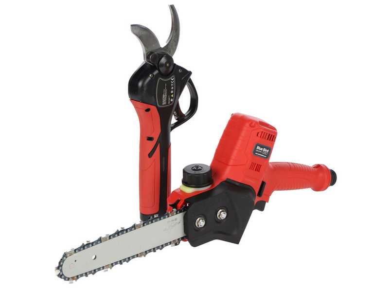 Blue Bird PS 22-40 + CS22-08 - Kit mit Gartenschere + Akku-Hochentaster - 43.2V 4Ah