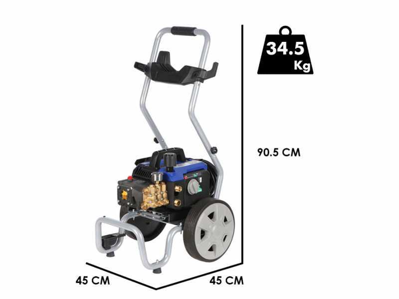 Annovi &amp; Reverberi AR 630K - Professioneller Hochdruckreiniger mit Transportwagen - 150 bar max - 600 Liter/Stunde