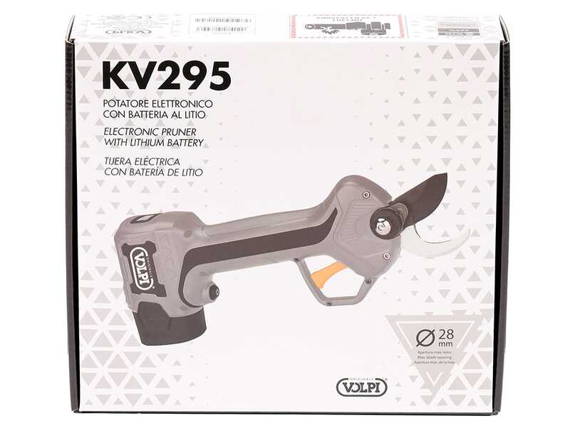 Volpi KV295  - Akku-Astschere -2x 14.4V/2.5Ah