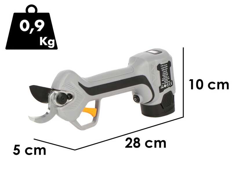 Volpi KV295  - Akku-Astschere -2x 14.4V/2.5Ah