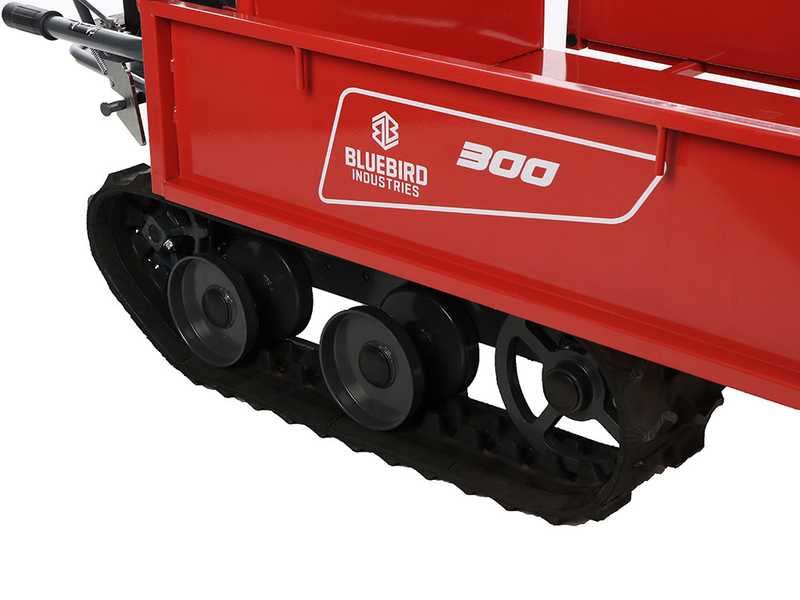 Blue Bird Carrier 300 - Schubkarre mit ausziehbarer Mulde - 300 kg Tragf&auml;higheit