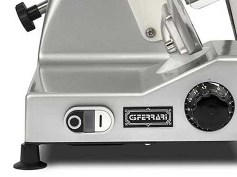 G3 Ferrari Emilia 250 Silver - Aufschnittmaschine mit Edelstahlklinge 250mm - 240 W