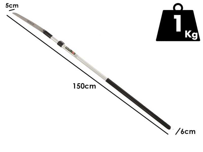 GeoTech ST 230 - S&auml;ge auf Verl&auml;ngerungsstange - 150-230cm