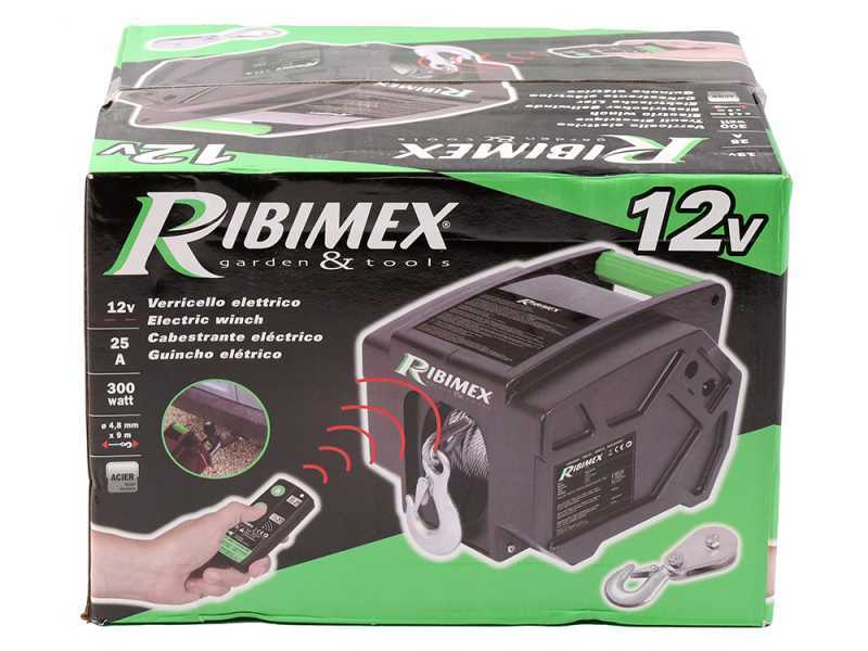 Ribimex PE12V/T1 - Akku-Seilwinde 12V - Mit Funksteuerung