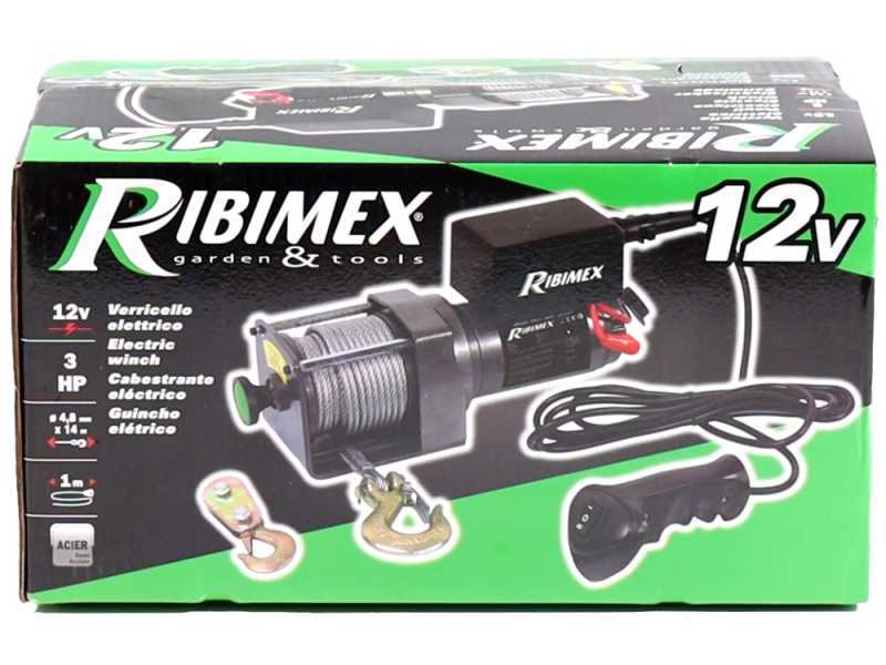 Ribimex PE12V/2500 - Batteriebetriebene Seilwinde  12V - 3 PS