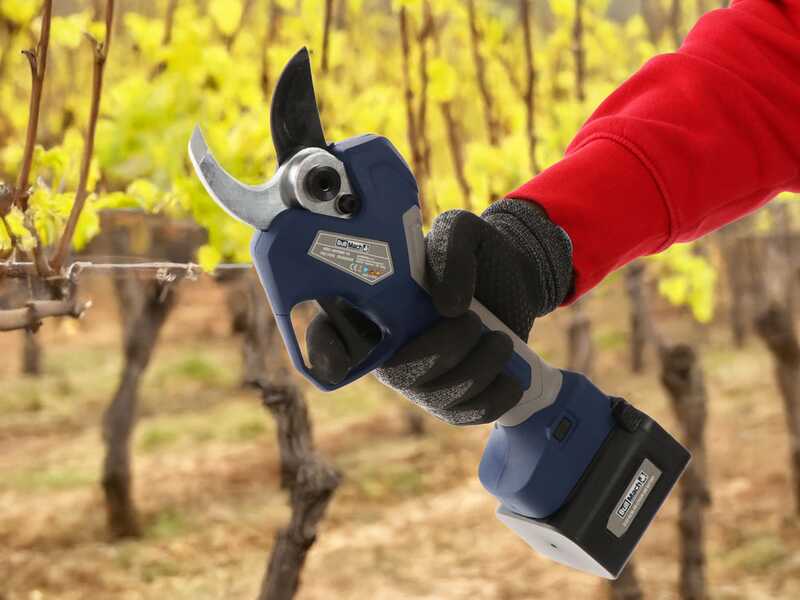 Bullmach ARTEMIS 45 - Elektrische Gartenschere auf Verl&auml;ngerungsstange 150-210 cm - 2x 21.6V 4Ah