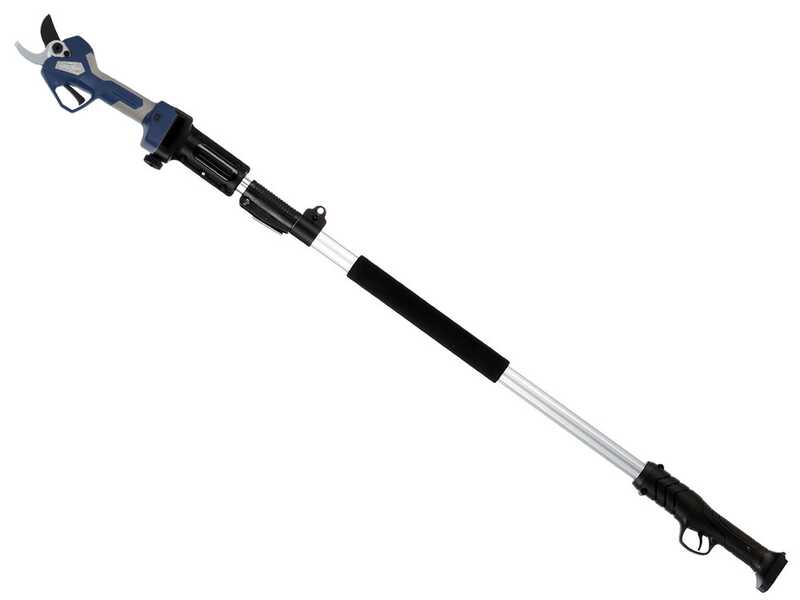 Bullmach ARTEMIS 45 - Elektrische Gartenschere auf Verl&auml;ngerungsstange 150-210 cm - 2x 21.6V 4Ah