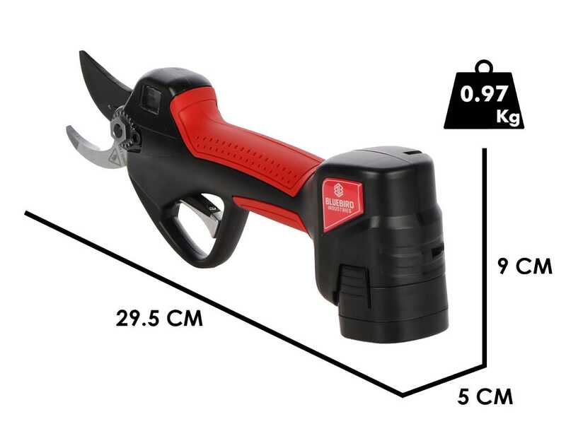 Blue Bird PS23-28+CS23-05A - Kit mit Schere + Akku-Hochentaster - 3x 14.4V 2.5Ah