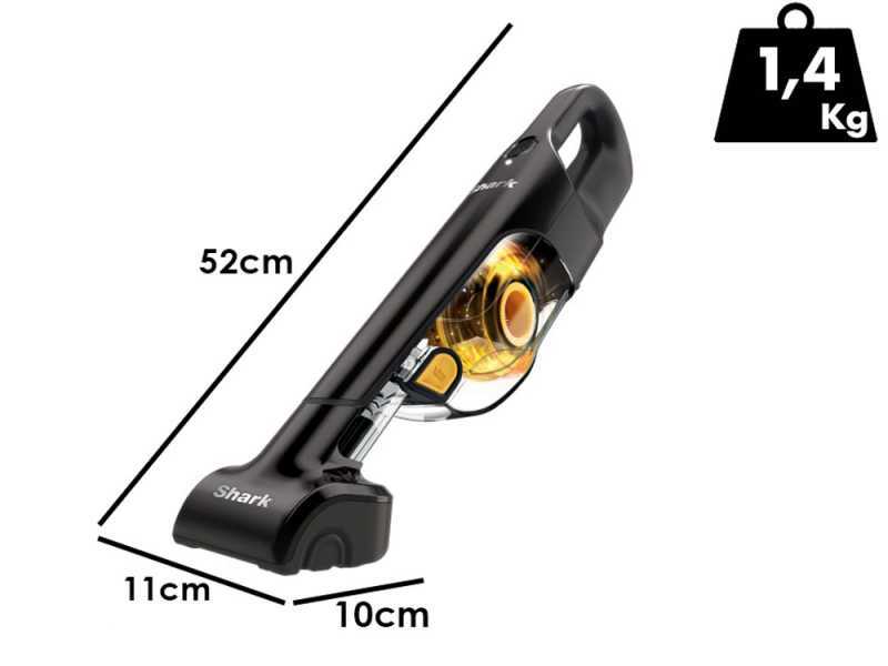 Shark CH950EUT - Wiederaufladbarer Handstaubsauger - Akku 10.8V 2Ah - Mit Pet Kit